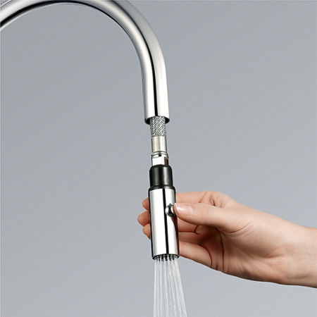 Смеситель для кухни с выдвижным изливом Kludi Bingo Star 428520578