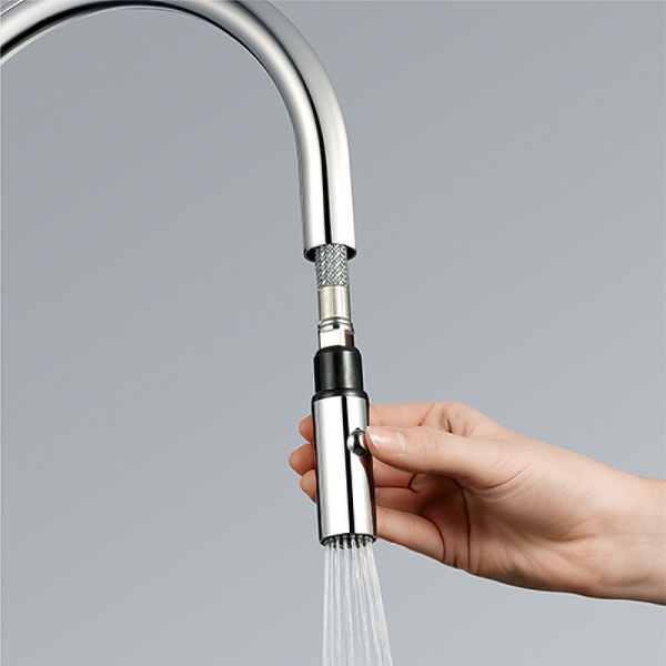 Смеситель для кухни с выдвижным изливом Kludi Bingo Star 428520578 Смеситель для кухни с выдвижным изливом Kludi Bingo Star 428520578