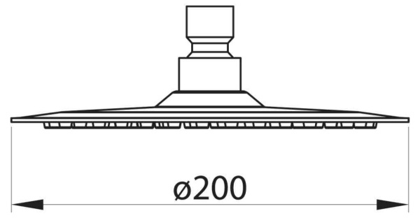 Верхний душ BelBagno BB-SLDC1-IN