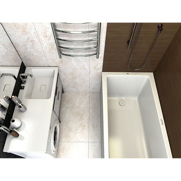 Раковина над стиральной машиной (60х60) Madera Kamilla 120 4627173210010 правая