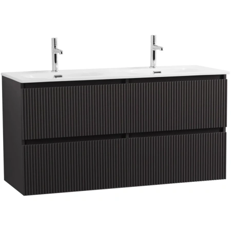 Тумба под раковину 120 BelBagno Uno UNO-1200-4C-SO-GSO темно-серый матовый, без раковины