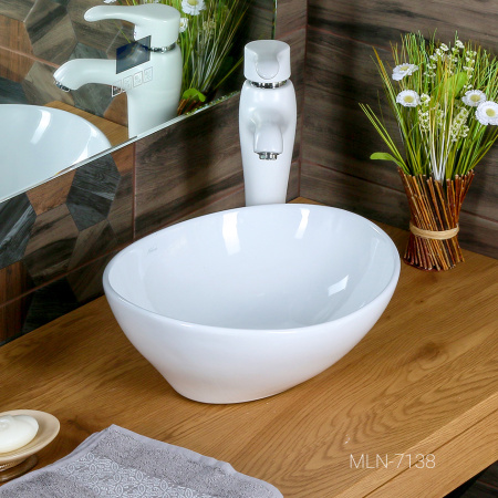 Раковина накладная (41х33) Melana 7138-805