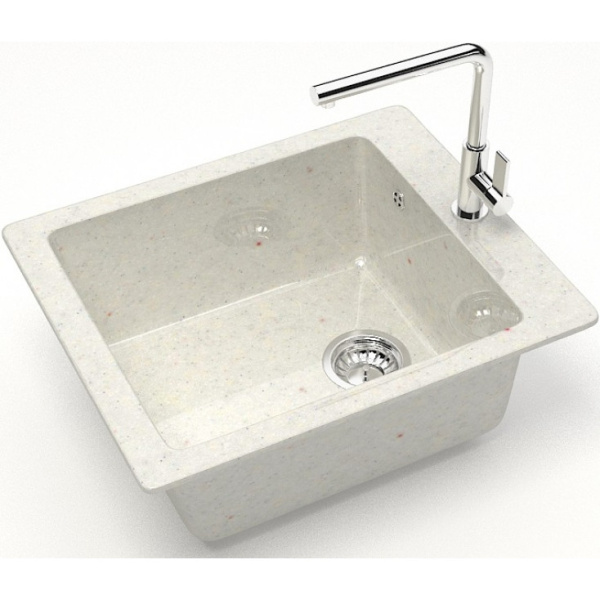 Кухонная мойка Marrbaxx Линди Z8 Z008Q007 белый хлопок