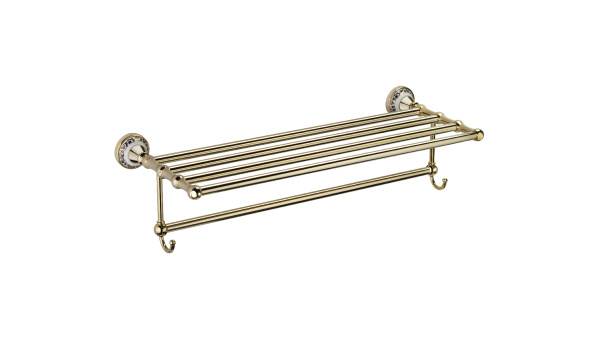 Полка для полотенец FIXSEN Bogema Gold FX-78515G