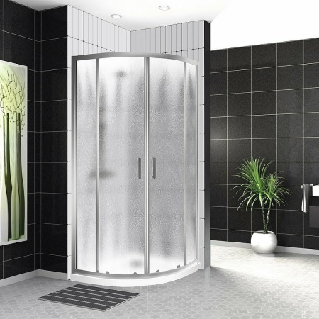 Душевой уголок (90х90) BelBagno UNO-195-R-2-90-CH-CR шиншила
