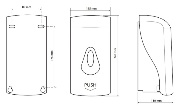 Дозатор мыла-пены Bemeta 121209400