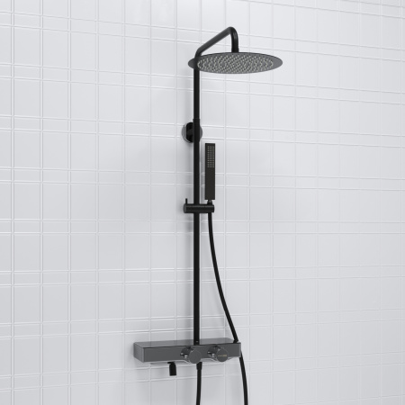 Душевая система WasserKRAFT A114.160.218.CB Thermo