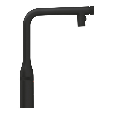 Смеситель для кухни с выдвижным изливом Grohe Essence SmartControl 31892KF0 фантомный черный