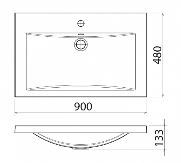 Раковина 1Marka  Анита 900 У22678