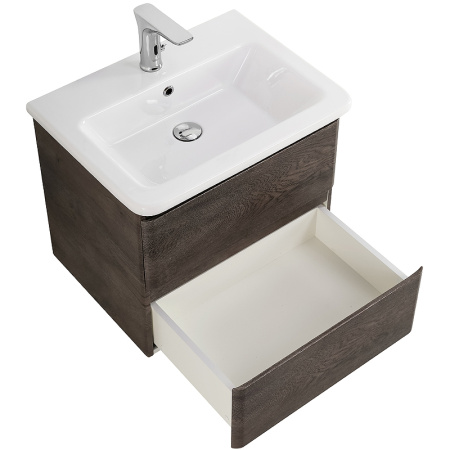 База под раковину BelBagno ALBANO-CER-500-2C-SO-RNG подвесная Robere Nature Grigio