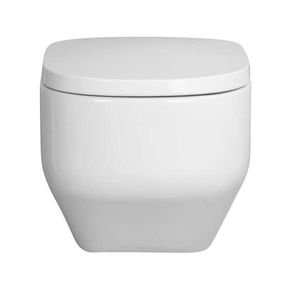 Унитаз ABBER Rechteck AC1218 подвесной белый, безободковый, смыв торнадо