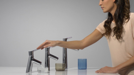 Смеситель для раковины с донным клапаном Hansgrohe Talis S 72031000 хром