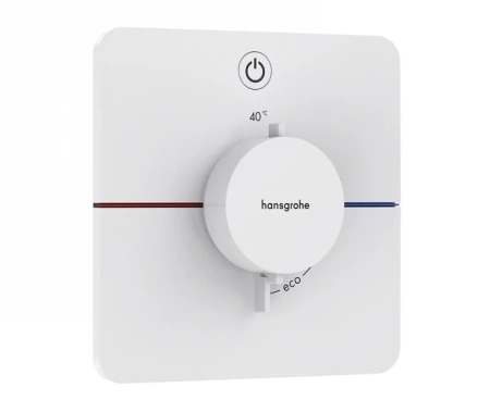 Термостат для душа Hansgrohe ShowerSelect Comfort Q 15581700 белый матовый