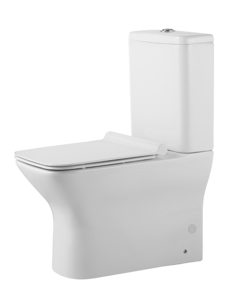 Унитаз-компакт Agger AT02000 безободковый, сиденье с микролифтом