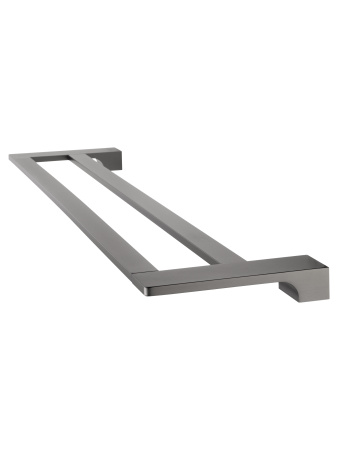 Полотенцедержатель двойной WONZON & WOGHAND ECLIPSE, темный графит WW-9111-GM