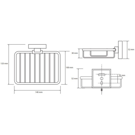 Проволочная мыльница Bemeta BETA 132108162