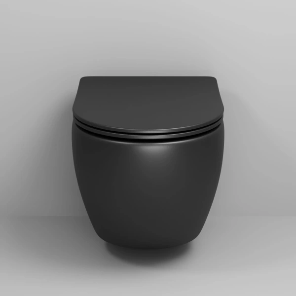 Унитаз подвесной безободковый Grossman Color GR-4455BMS с сиденьем микролифт