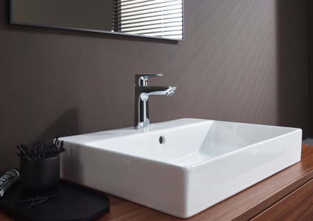 Смеситель для раковины с донным клапаном LowFlow Hansgrohe Talis E 71715000 хром
