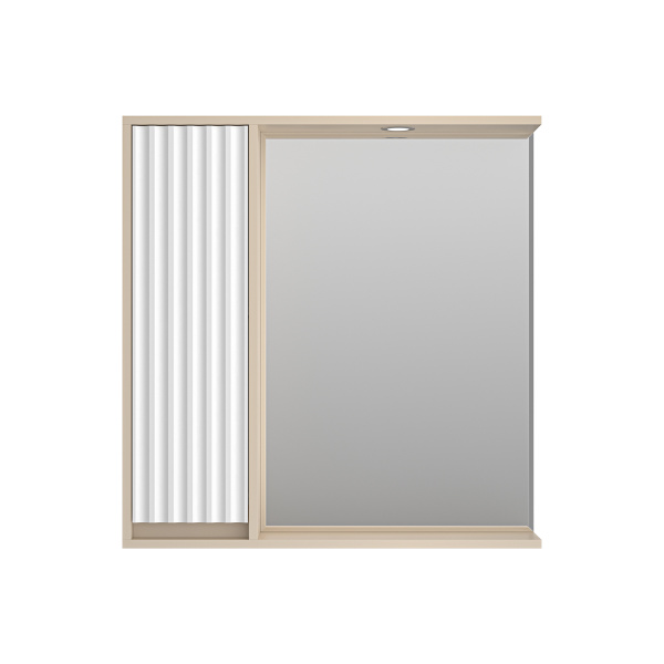 Зеркальный шкаф (78х80) Brevita Balaton 80 левый  BAL-04080-03-01Л