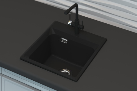 Мойка кухонная Point Мисти 46 черный