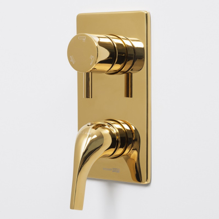 Душевая система WasserKRAFT A71207, золото