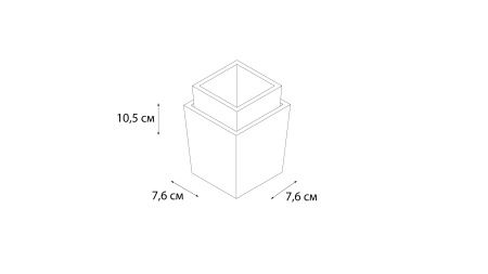 Стакан для зубных щеток Fixsen WOOD FX-110-3