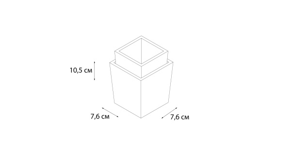 Стакан для зубных щеток Fixsen WOOD FX-110-3
