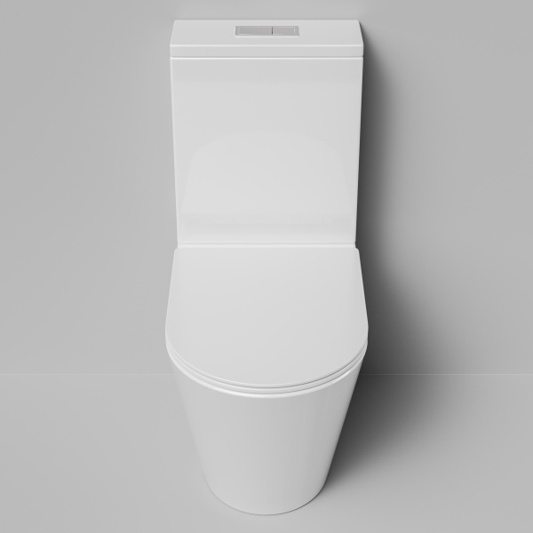 Унитаз напольный безободковый Grossman  GR-4458SQ с сиденьем микролифт