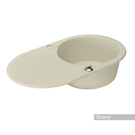 Кухонная мойка Aquaton Паола 1A714032PA240 жемчуг