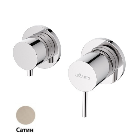 Смеситель для ванны Cezares LEAF-VDIM3-L-ST