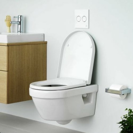 Унитаз подвесной безободковый Gustavsberg Hygienic Flush WWC 5G84HR01
