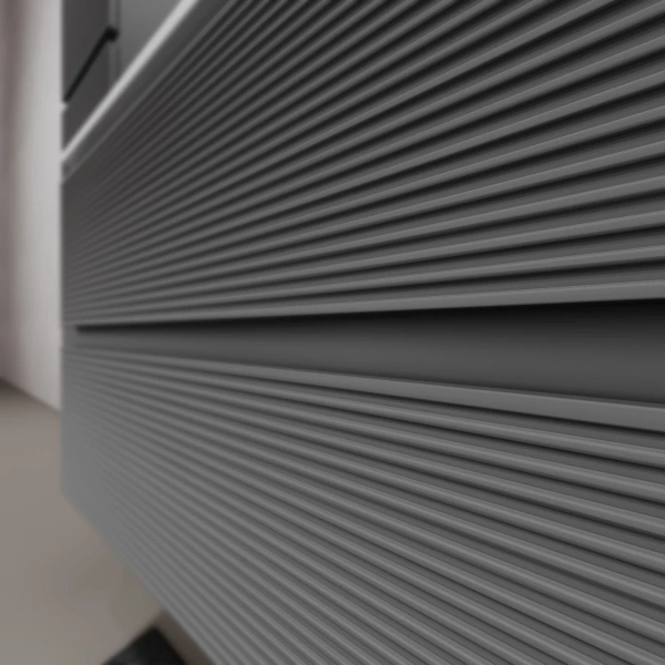 Тумба без раковины подвесная 100 см Sancos Folk FL100GS темно-серый матовый