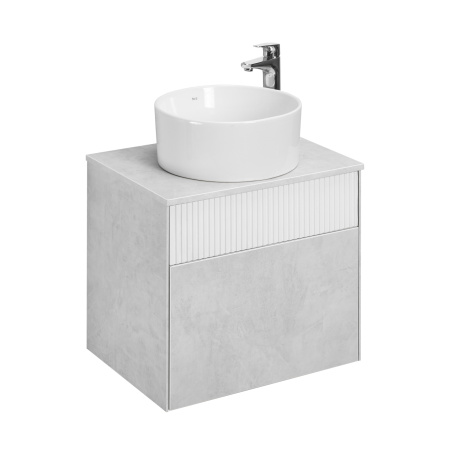 Тумба с раковиной Aquaton Марбл 60 слэйт 1A2761K2MH4C0