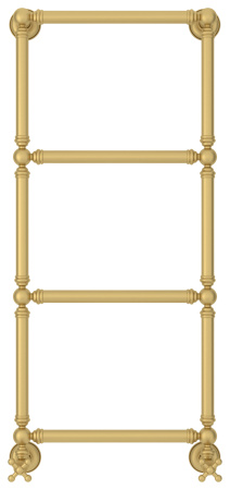 Полотенцесушитель Водяной Сунержа Ренессанс 1304 (96х40) Матовое Золото 032-0280-9640