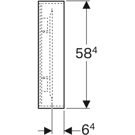 Зеркало с подсветкой GEBERIT Citterio 500.571.JI.1