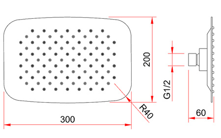 Душевая система Berges Wasserhaus Ventas 3O Black 073010