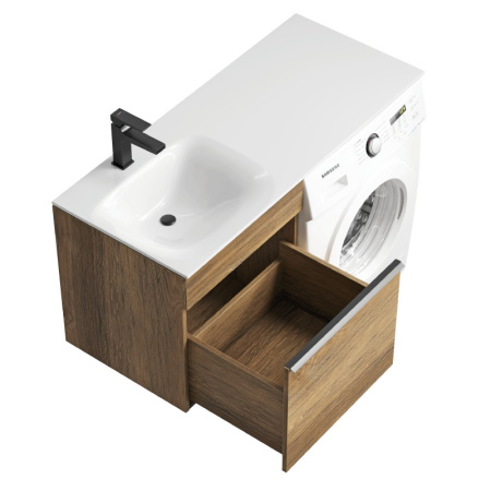 Тумба под стиральную машину Aqwella Terra 115 TER01051DB