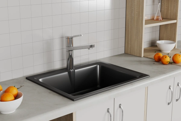 Смеситель для кухонной мойки с поворотным изливом RUSH MS9035-36 Смеситель для кухонной мойки с поворотным изливом RUSH MS9035-36