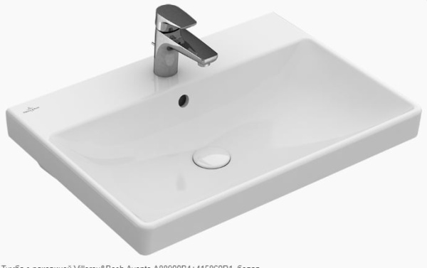 Тумба с раковиной Villeroy&Boch Avento A88900B4+415860R1