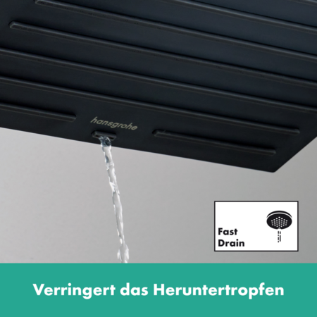 Верхний душ Hansgrohe Pulsify E 260 1jet EcoSmart+ 24333140 шлифованная бронза