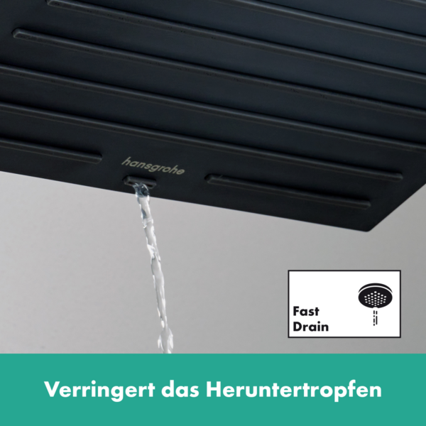 Верхний душ Hansgrohe Pulsify E 260 1jet EcoSmart+ 24333140 шлифованная бронза