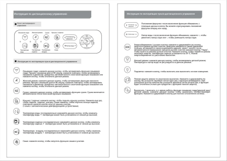 Унитаз приставной электронный, с функцией биде SantiLine SL-5035