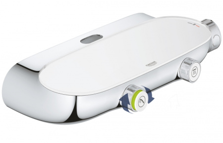 Душевая система с термостатом для настенного монтажа Grohe Rainshower System SmartControl 360 MONO 26361 000 (26361000) хром