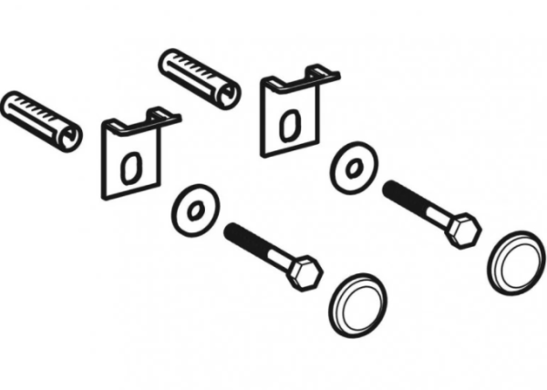 Крепеж Geberit для писсуара, Kerafix (2 шт.) 500.123.00.1