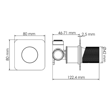 Смеситель для душа WasserKRAFT Ems 7651