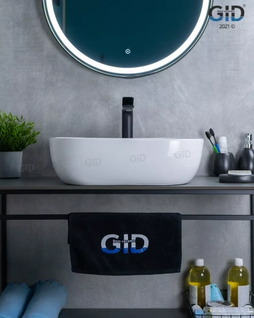 Раковина накладная (50х40) Gid D1302