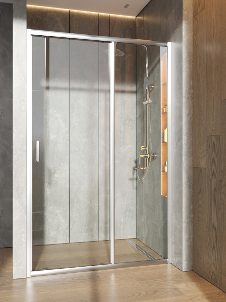 Душевая дверь (120,5х190) Orange E02-120TCR хром