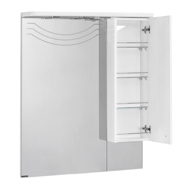 Зеркальный шкаф Aquaton Домус 95 правый белый 1A001002DO01R