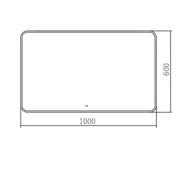 Зеркало (60х100) Silver Mirrors Incanto LED-00002558