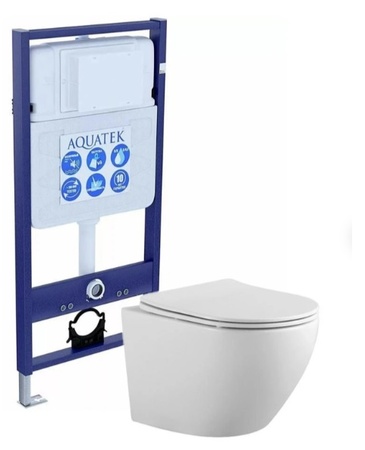 Комплект унитаза с инсталляцией  SET AQUATEK ЕВРОПА KKI